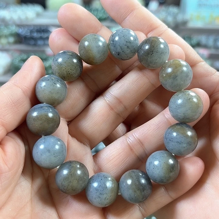 和田玉手链未镶嵌新疆青花糖三彩卡16