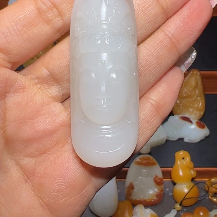 财***气和田玉未镶嵌颈饰