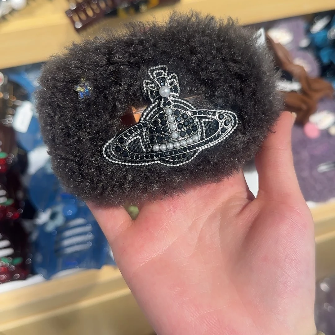 布艺非金属灰色土星懒人夹