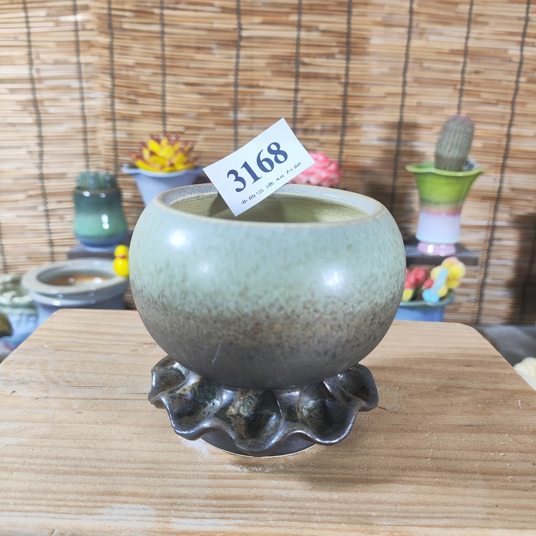 口6高8，3168手工创意多肉花盆摆件迷你多景德镇纯手工制做