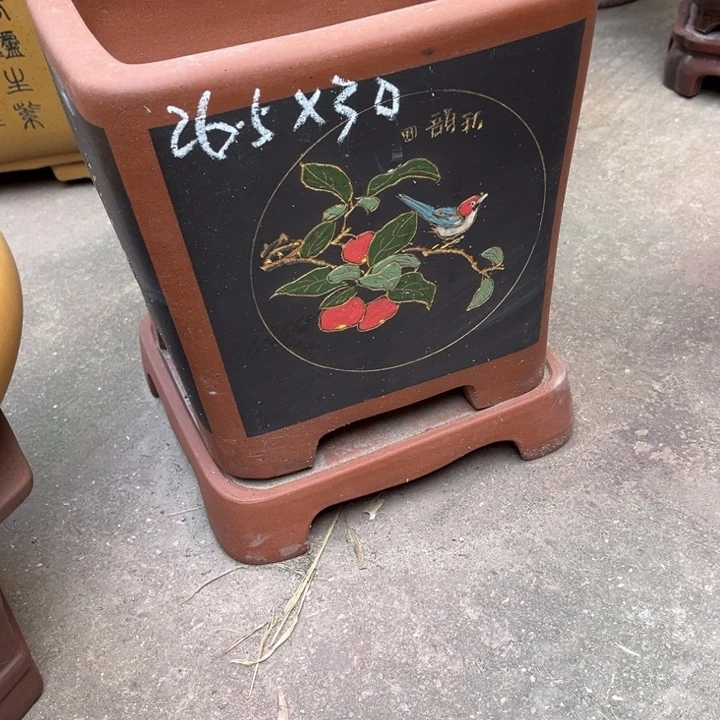 紫砂花盆紫砂花盆