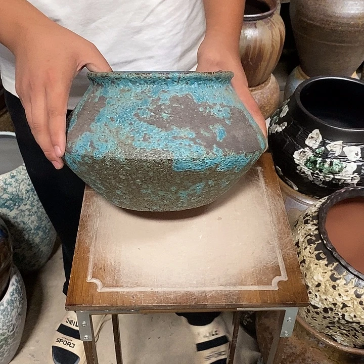 紫砂花盆口18高度18无孔无孔8888