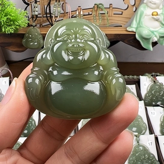 和田玉吊坠(赠链)未镶嵌