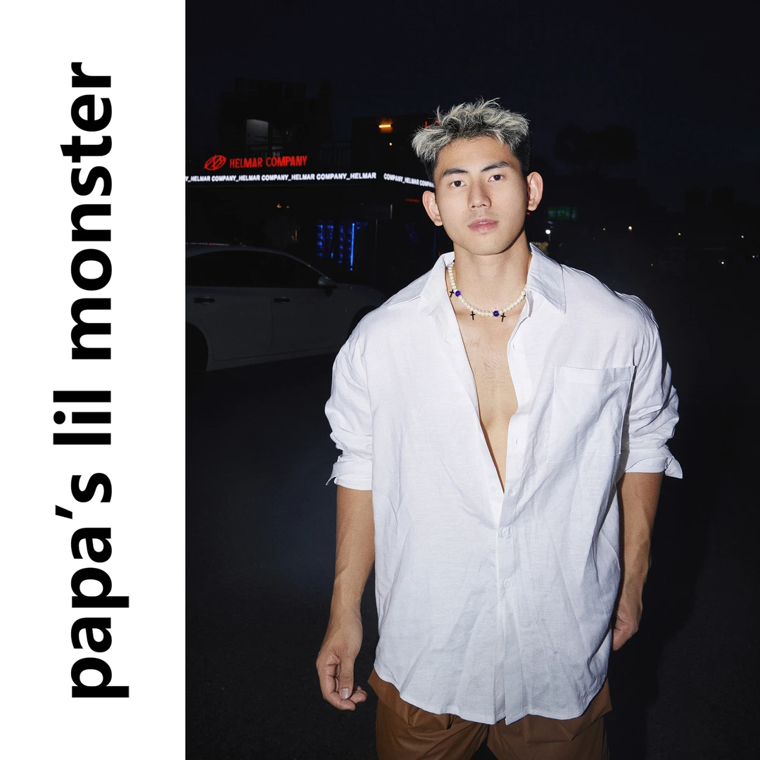 PAPASLILMONSTER【原创】美式休闲宽松纯亚麻长袖衬衫衬衣男