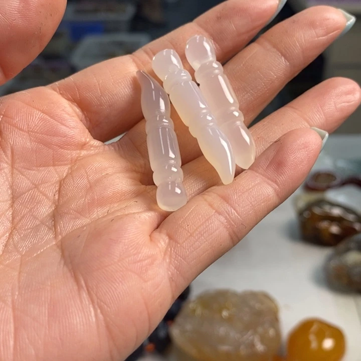 玛瑙/玉髓未镶嵌吊坠(不含链)