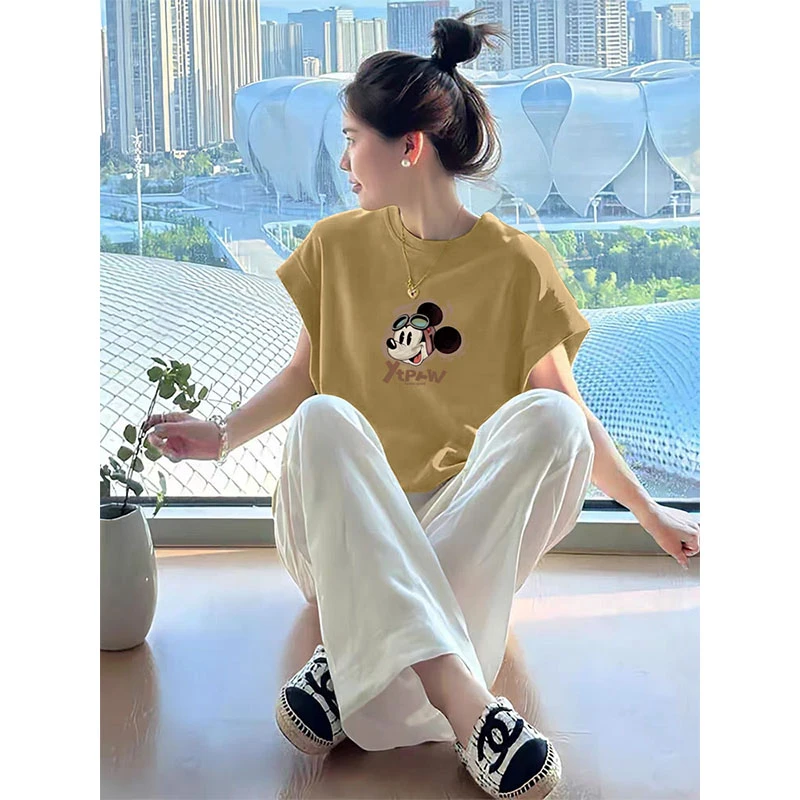 无袖坎肩背心T恤女2025夏季慵懒风时尚休闲百搭显瘦外穿上衣ins潮