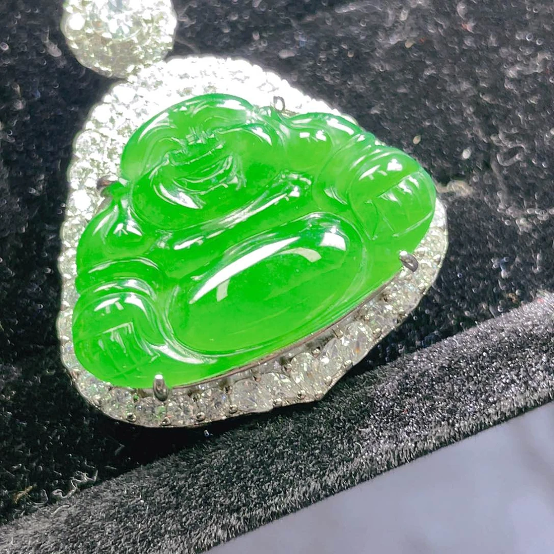 翡翠颈饰未镶嵌616，