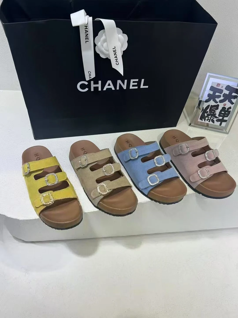 新疆佳佳鞋品 2025新款厚底水钻皮带扣森系复古仙女风一字9609