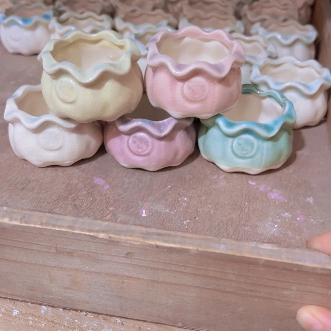 陶瓷花盆当场满12包邮