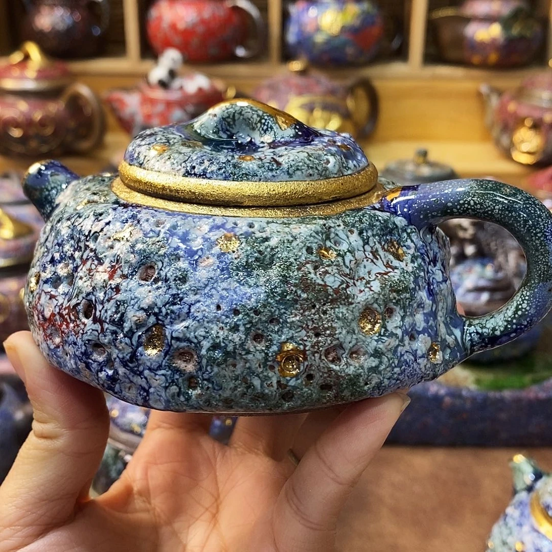 哈***喽粗陶柴烧志野茶器