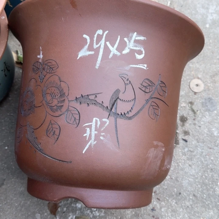 紫砂花盆特价清仓