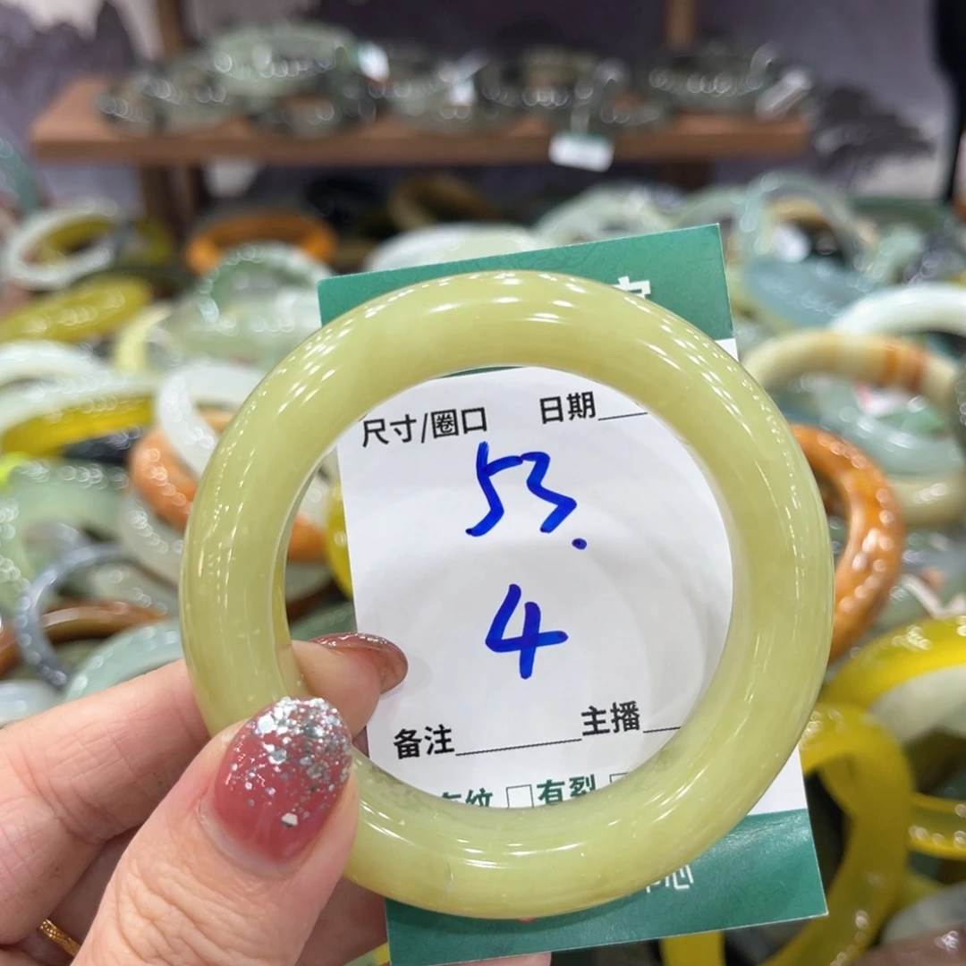 未镶嵌蛇纹石玉手镯手镯
