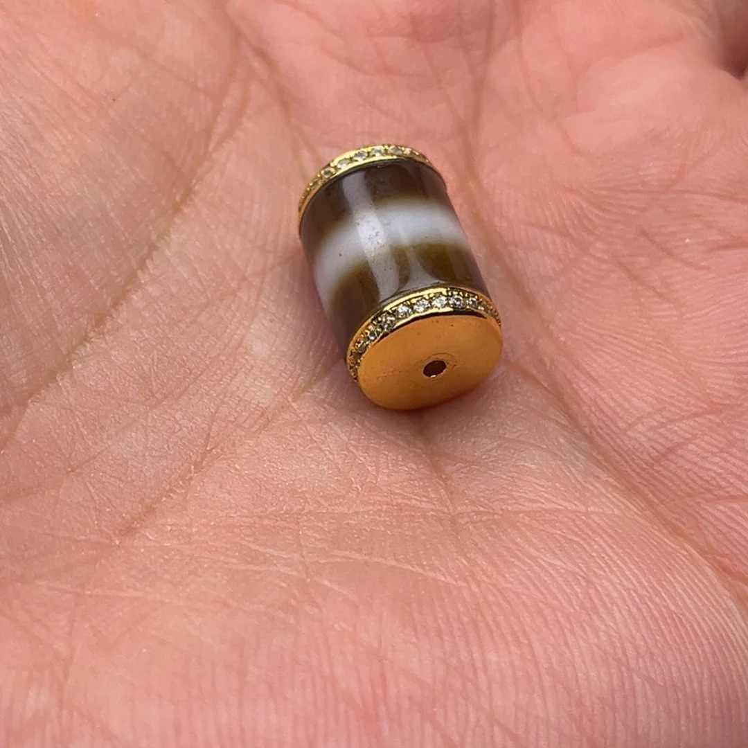 贴片金钻线珠桶珠一个随机发