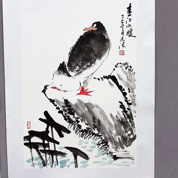国画亲笔手绘放心去藏