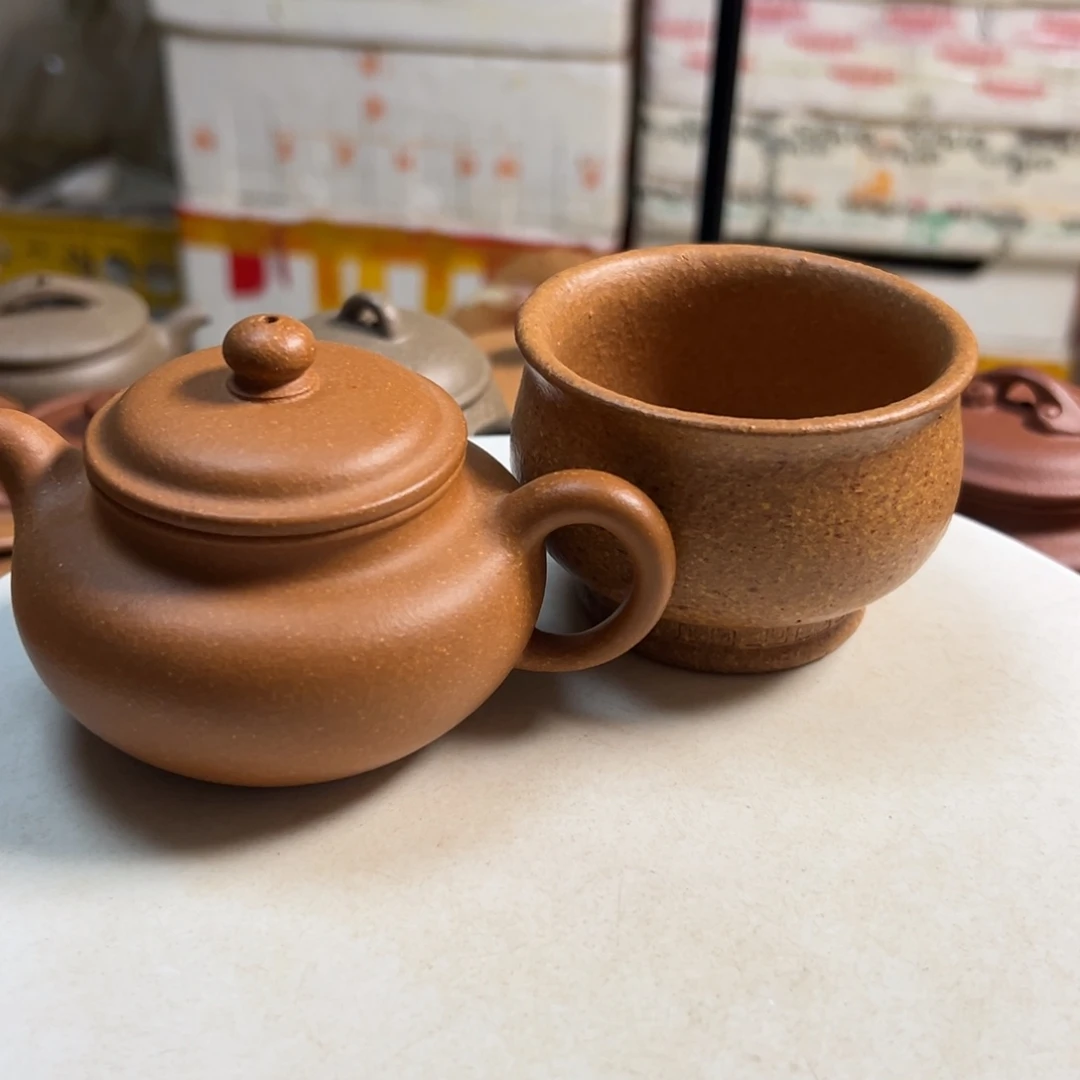 茶壶紫砂良*黄将破仿古150