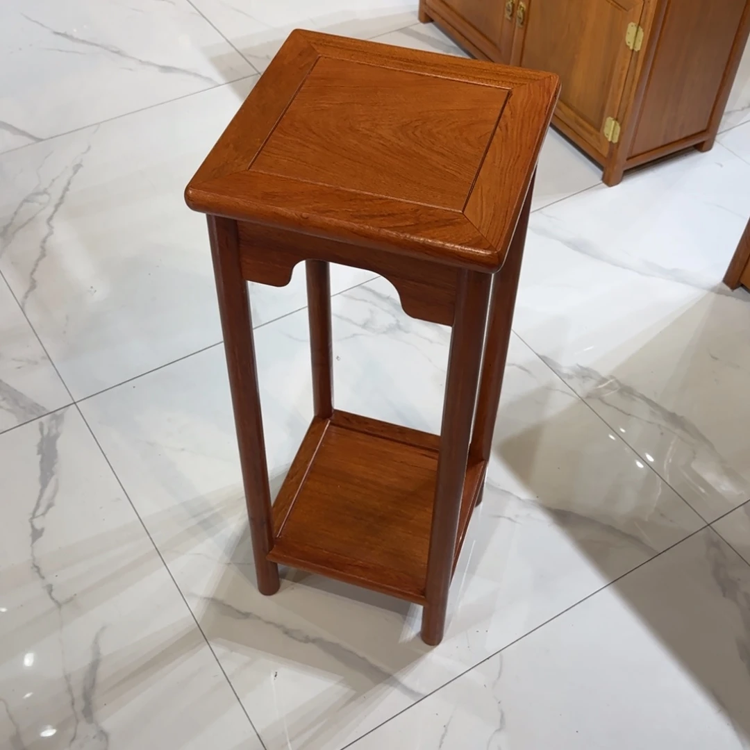 彬***哥花梨木类成套家具赞比亚小巴花32乘32高80花架