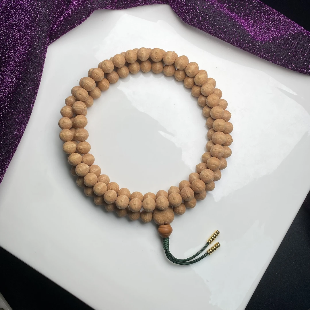 【Y0197】精选高配款110念珠 实心小凤眼 10.6-10.9mm细腻的纹路