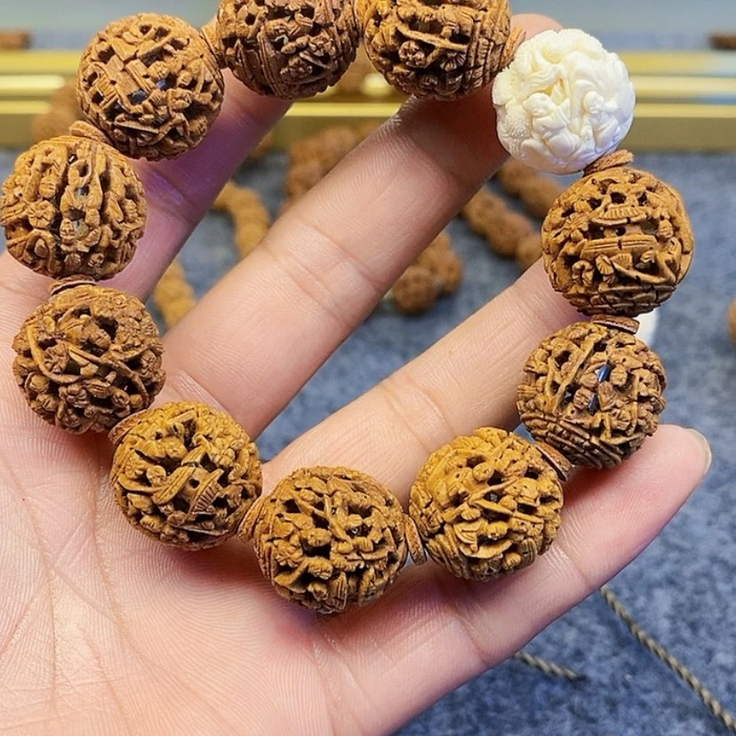 【闪购商品】核桃手串/手链秦*桃核雕刻