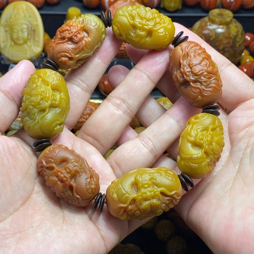 玛瑙/玉髓未镶嵌战国红战国红超大龙盘柱