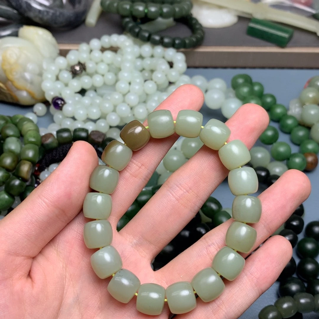 风***尘手链未镶嵌和田玉