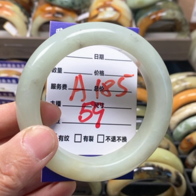 【闪购商品】蛇纹石玉手镯未镶嵌