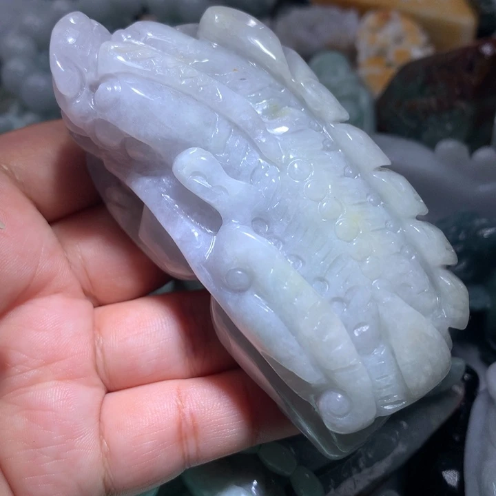 翡翠未镶嵌颈饰保真天然A货翡翠