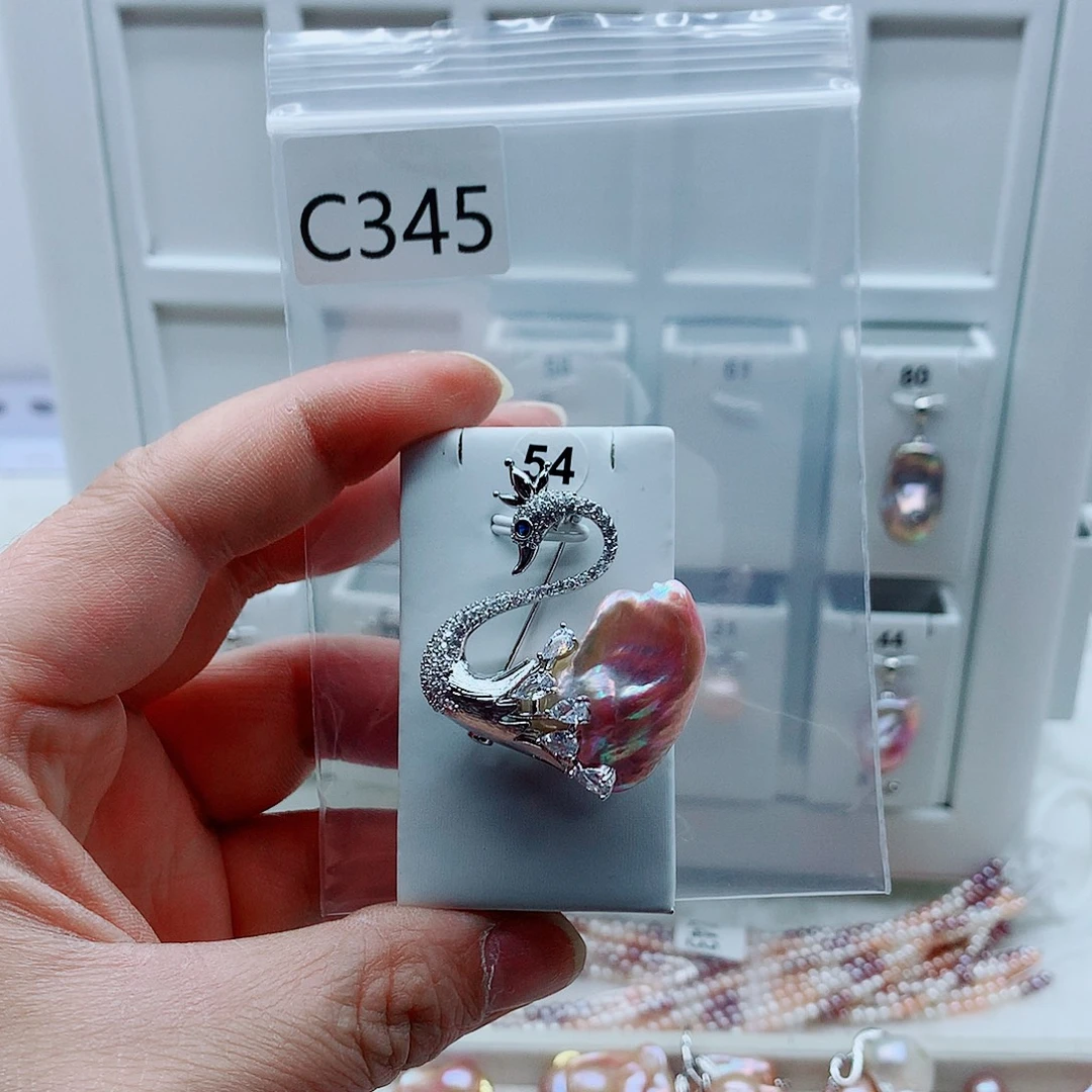 吊坠(不含链)淡水珍珠合金