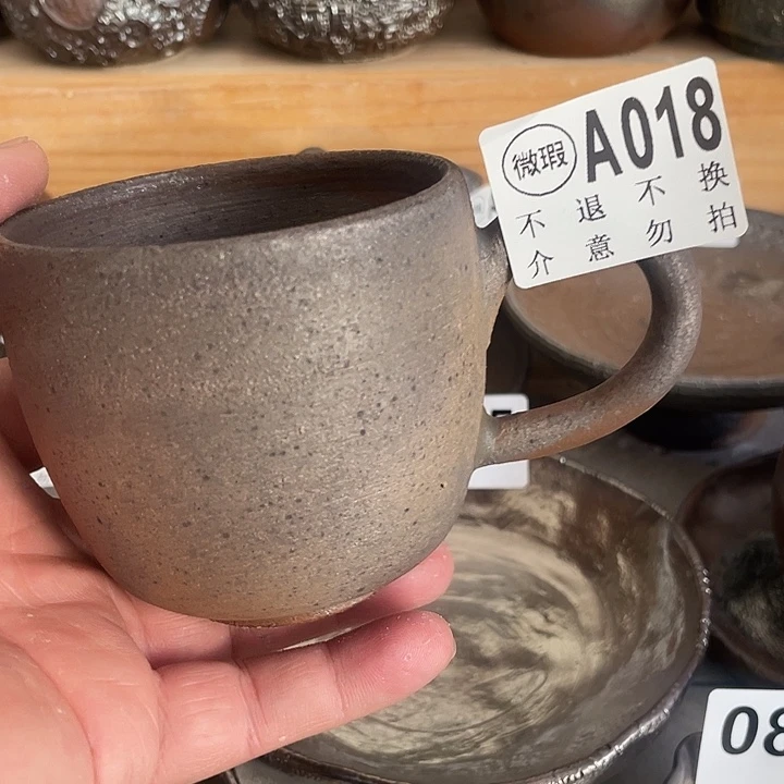 杯子陶柴烧纯手工018