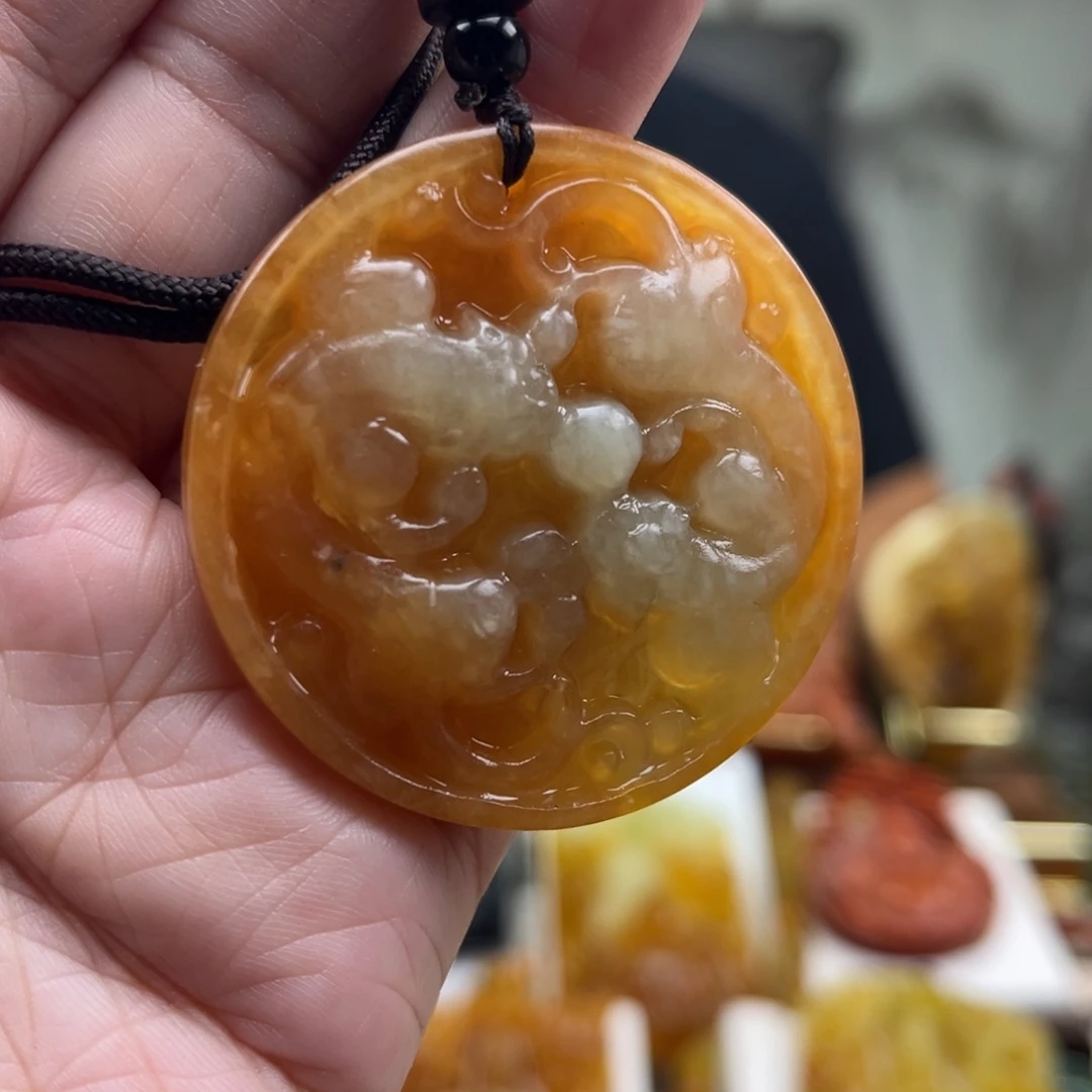 岫玉未镶嵌挂件挂件