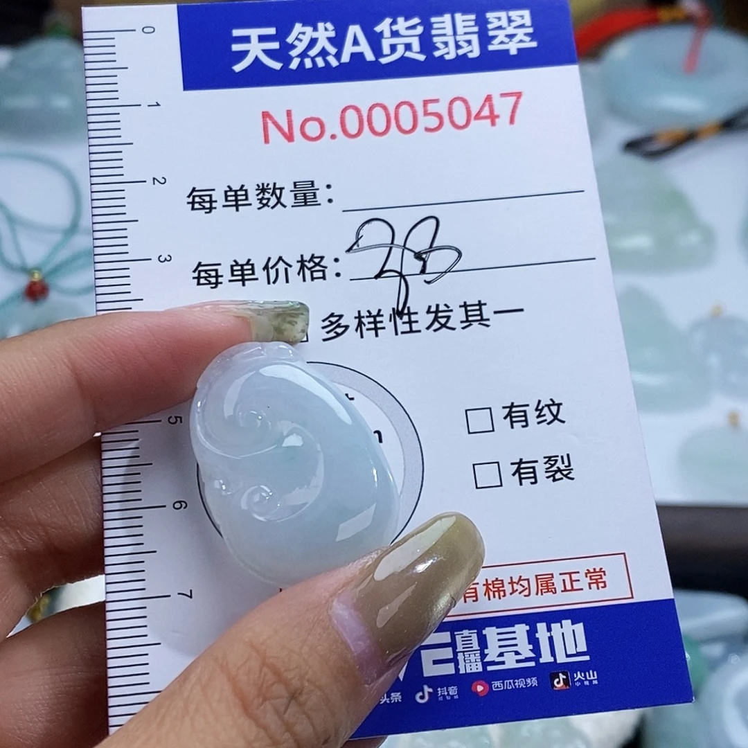 翡翠未镶嵌颈饰5047