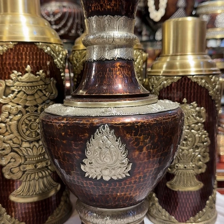 钢化玻璃尼泊尔进口手工花瓶