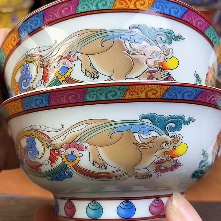 景德镇陶瓷藏式茶碗