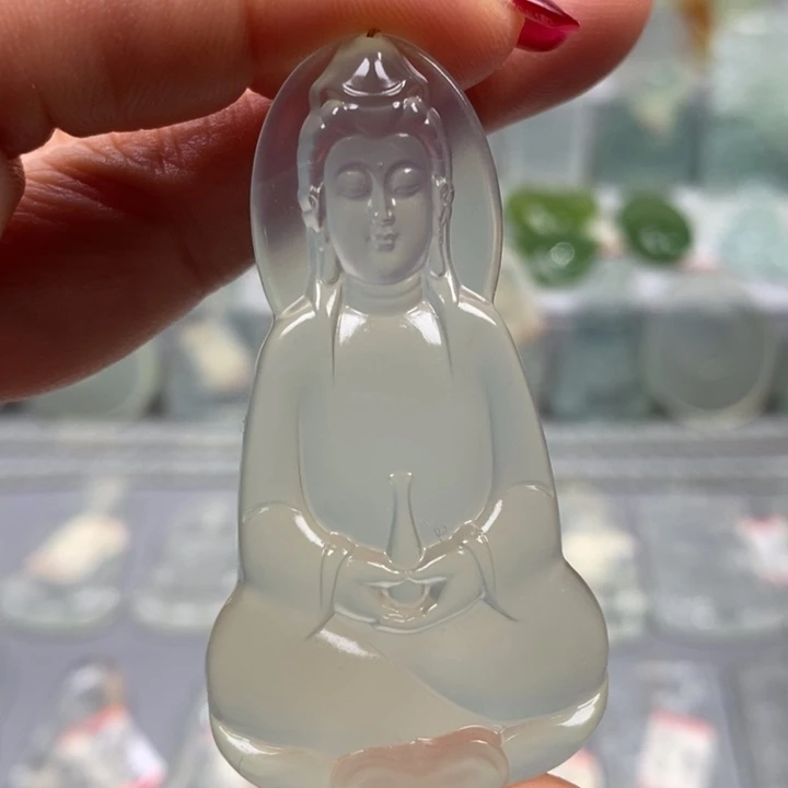 蛇纹石玉颈饰未镶嵌╰****°