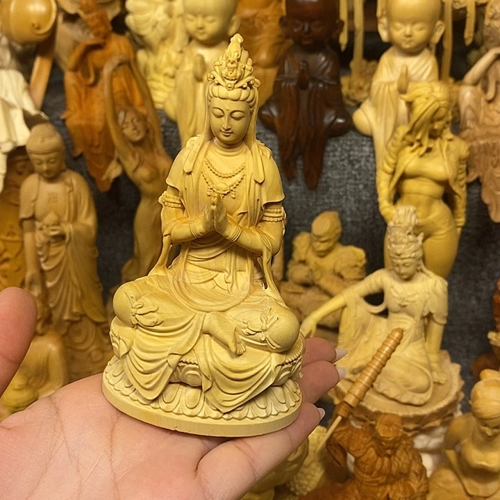 黄杨木黄杨木瑕疵观音