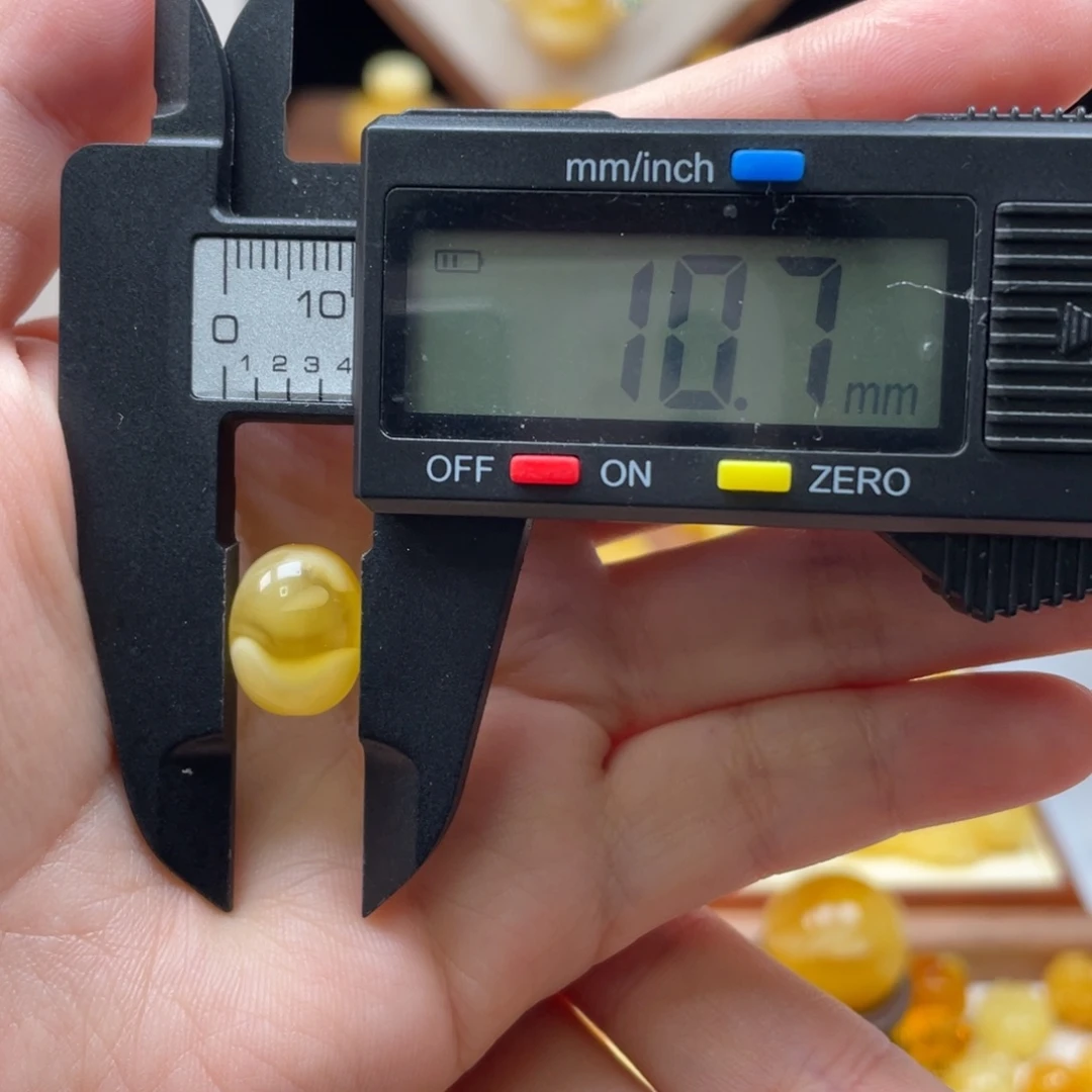 琥珀未镶嵌珠宝奇石枣珠