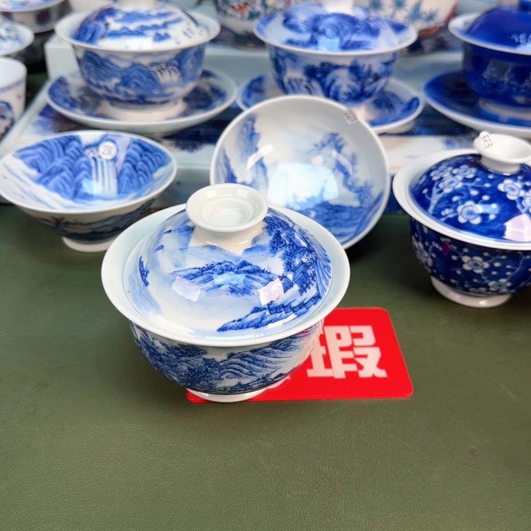 景德镇纯手绘茶具圆圆249