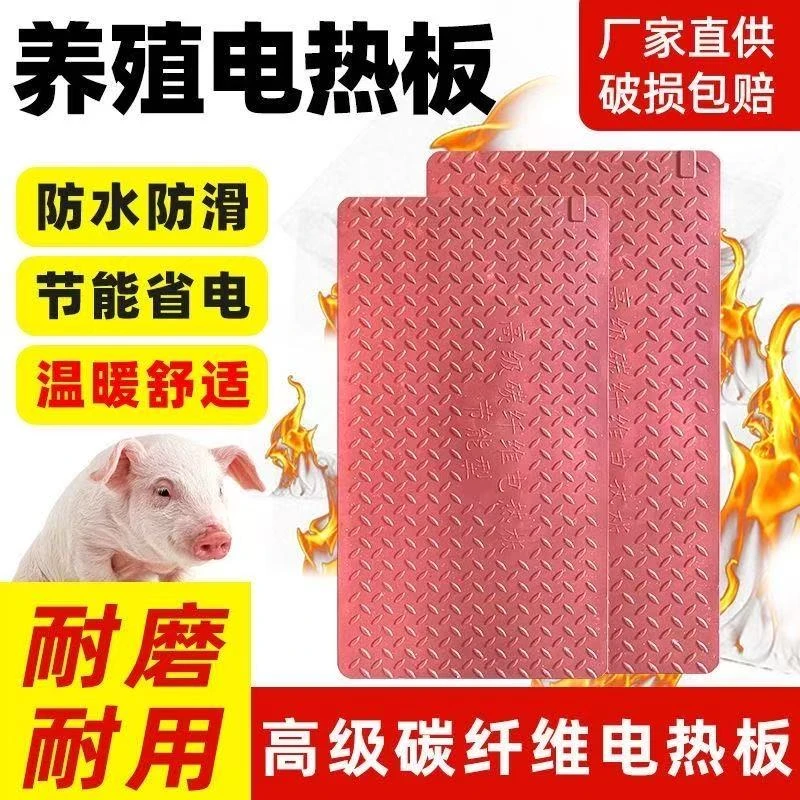 猪场英系大白比系长白公猪母猪二元杜洛克国寿黑专用碳纤维加热板