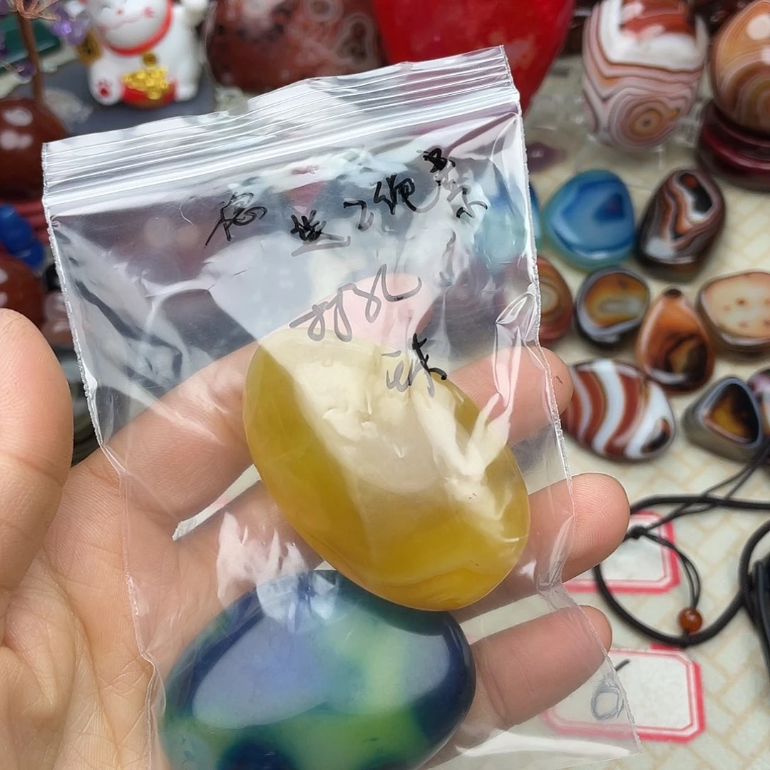 稳***9玛瑙/玉髓合金颈饰