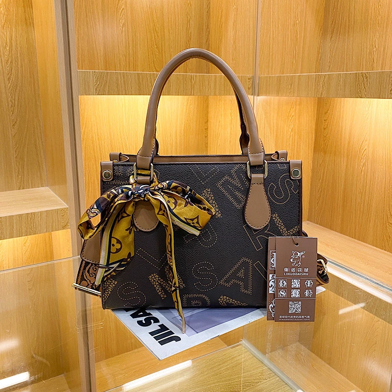 斜挎手提字母百搭单肩女包包 2706