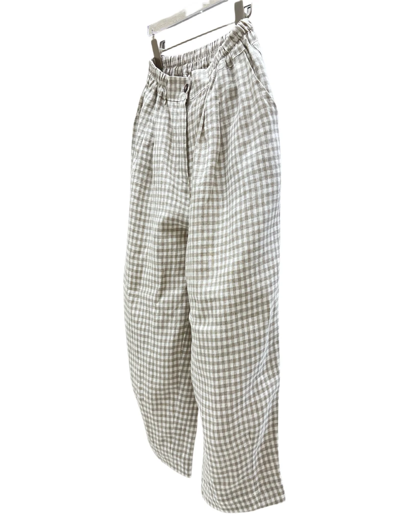 2025春夏时尚百搭雨露麻休闲气球裤1803