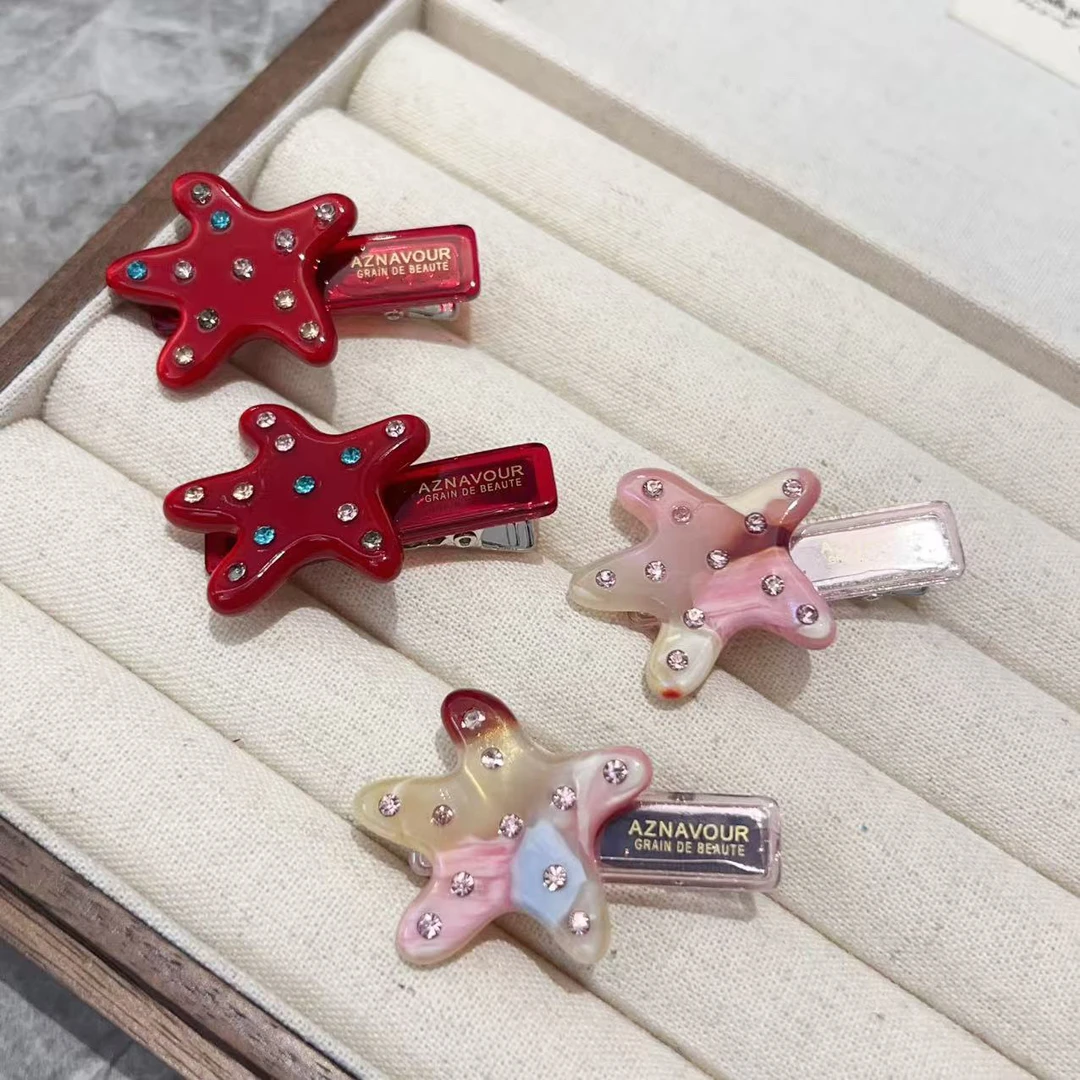 甜美海星发夹侧边夹刘海夹J1467