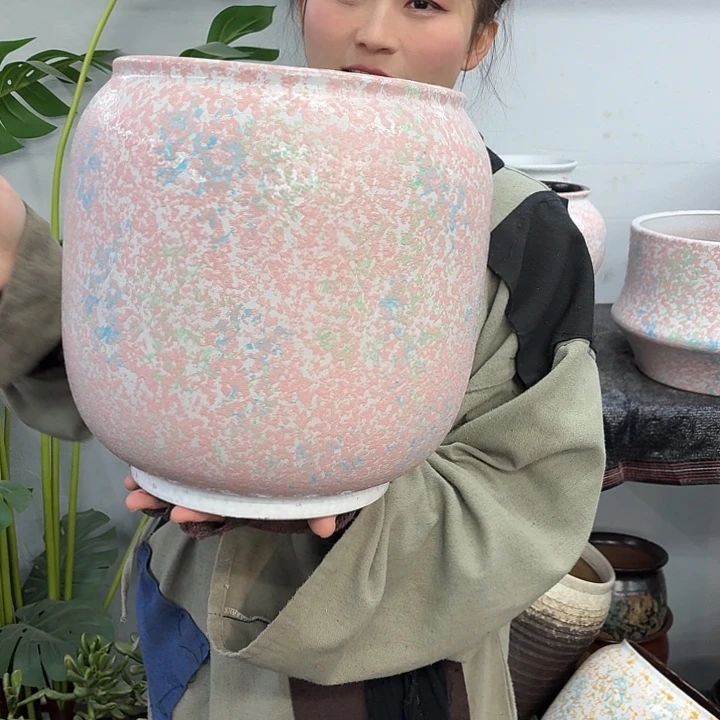 22×31 -粗陶花盆有孔-买买买