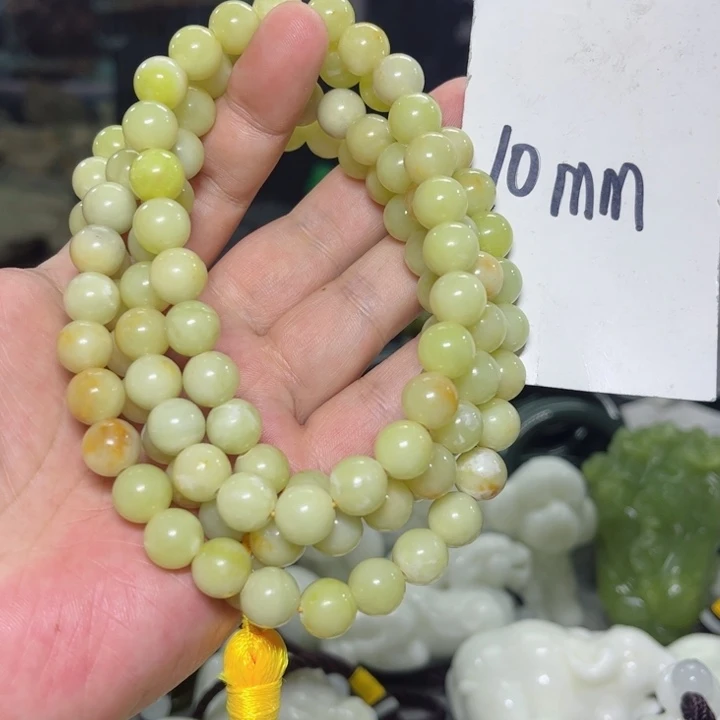 蛇纹石玉颈饰多样性发货未镶嵌