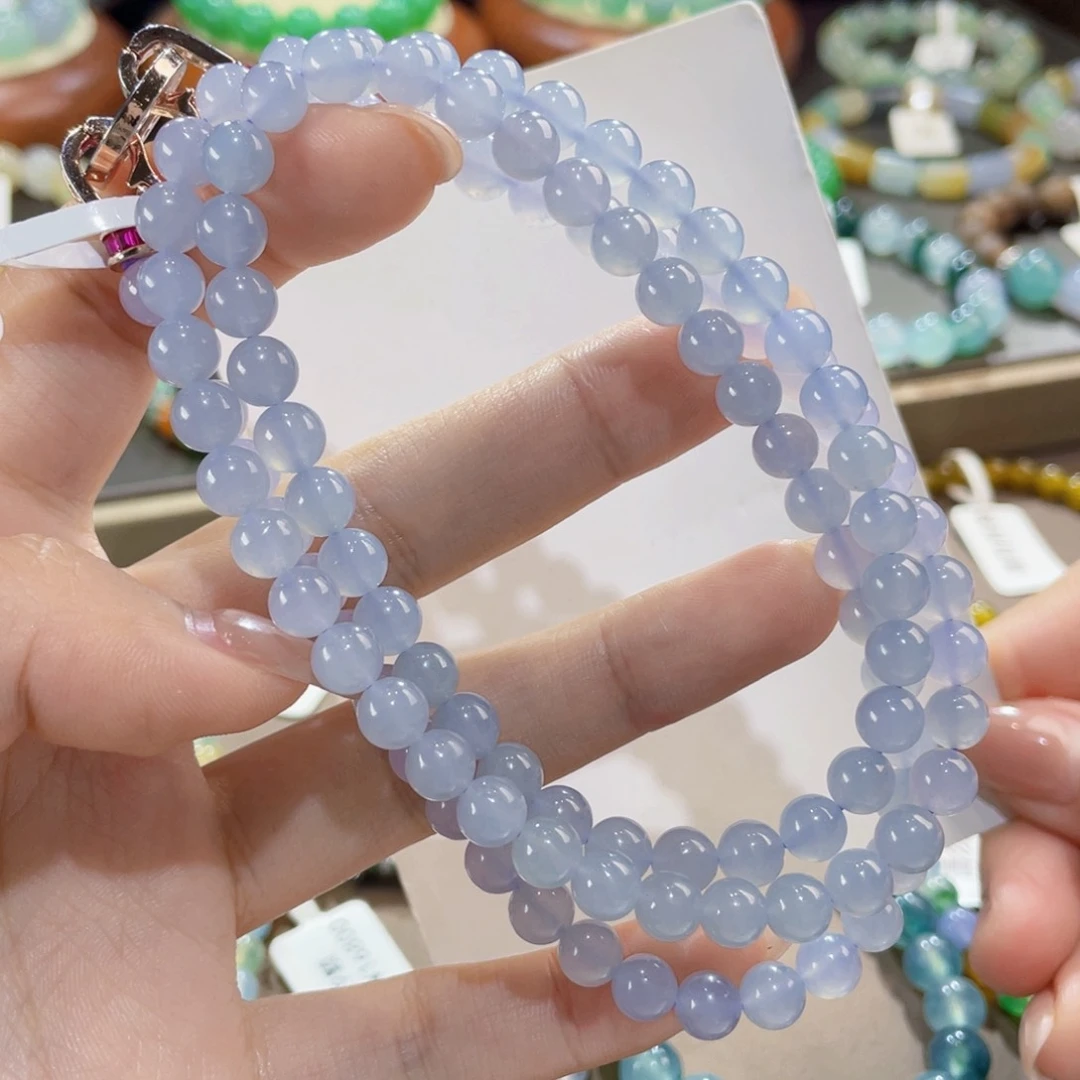 未镶嵌手链翡翠渐变冰紫超值