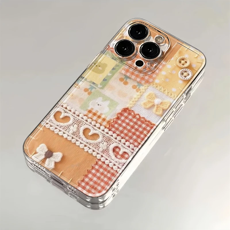 创意布艺适用苹果iPhone16pro小米15华为P70手机壳13软12太空MT