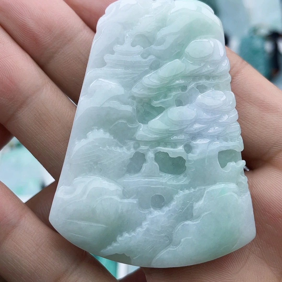 颈饰未镶嵌翡翠翡翠