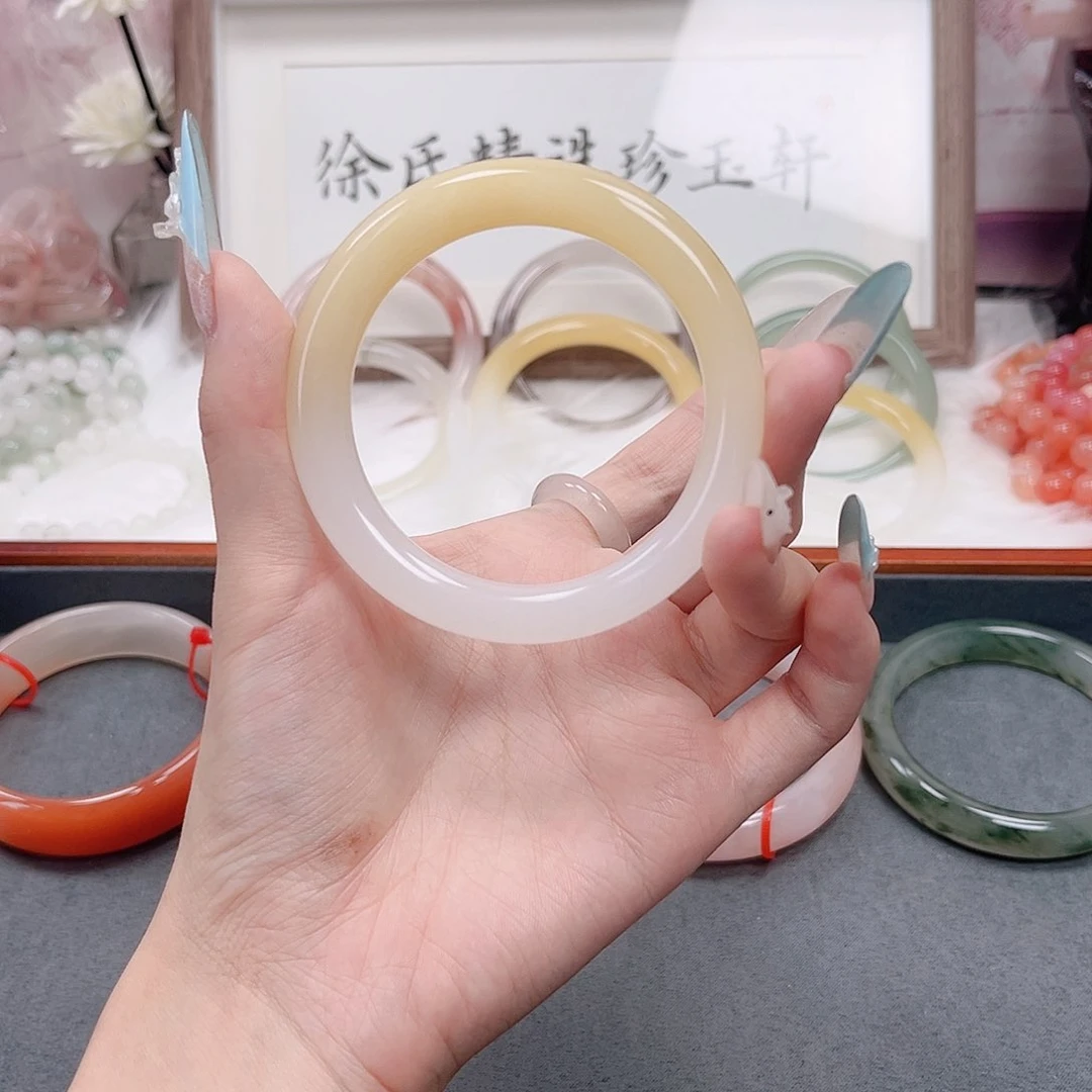 石英质玉手镯未镶嵌闪**✨