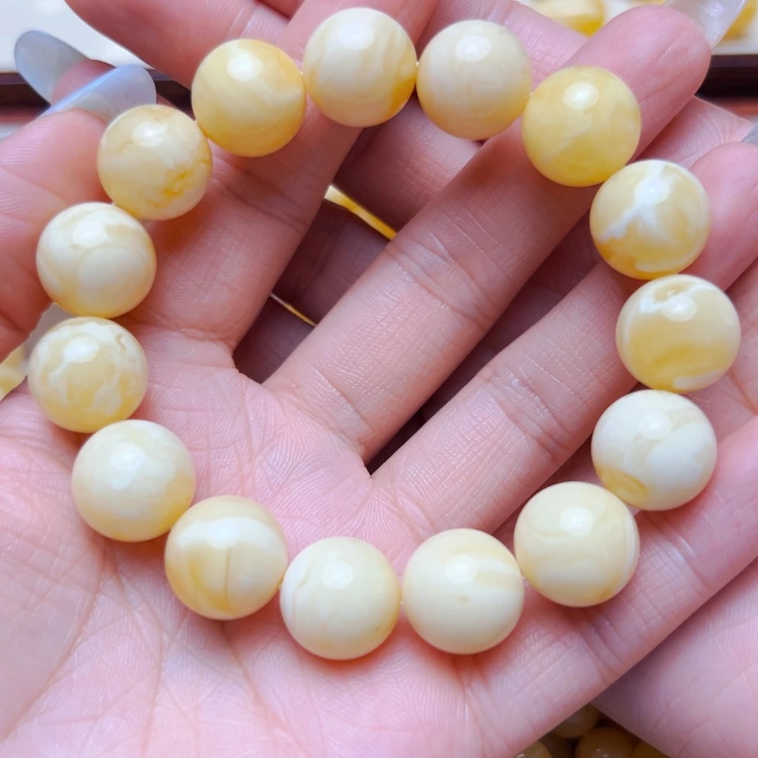 未镶嵌蜜蜡裸石15mm单圈 28.67g