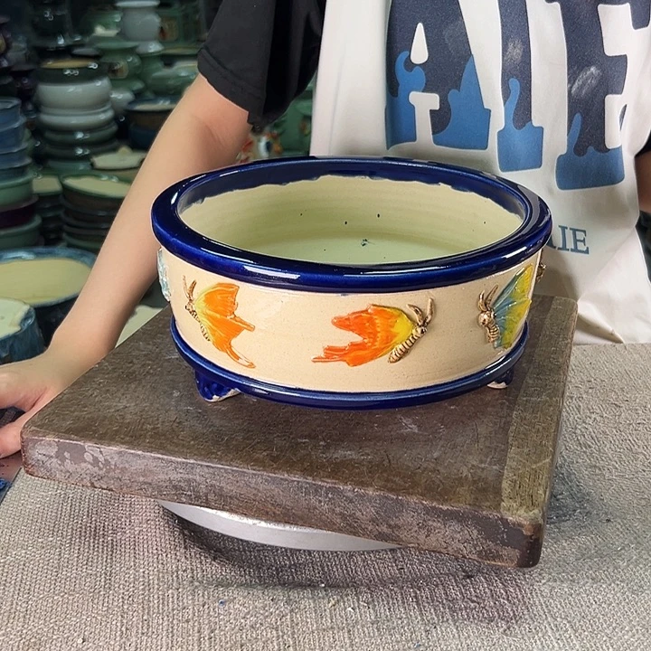 泳坤堂石湾盆陶瓷