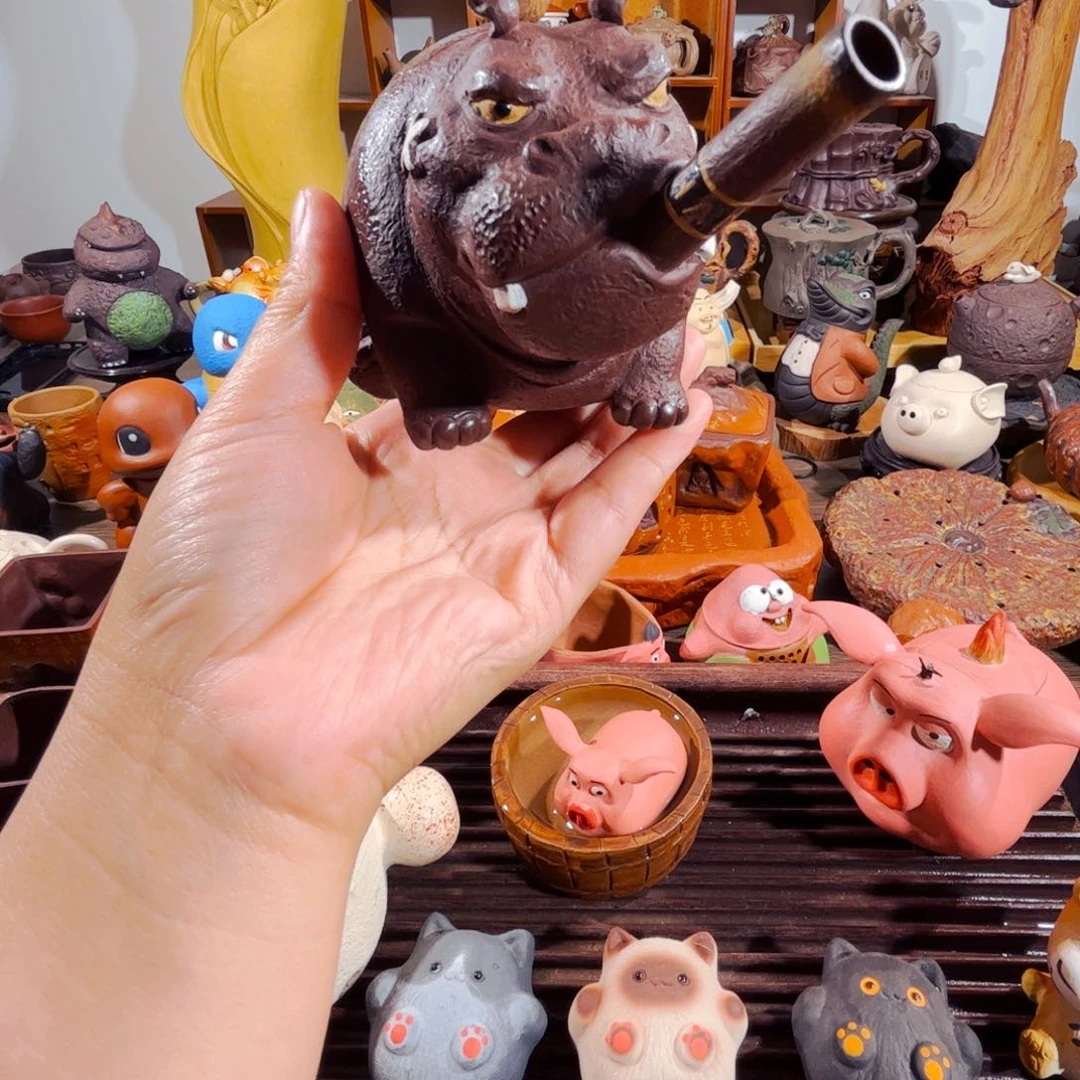 茶壶紫砂用****0纯手工制作过程非常